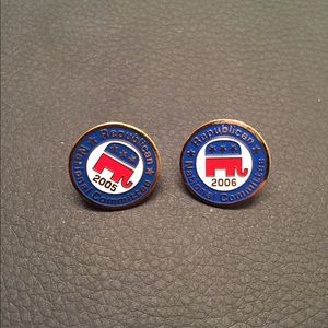 Republican National Committee Lapel Hat Pins